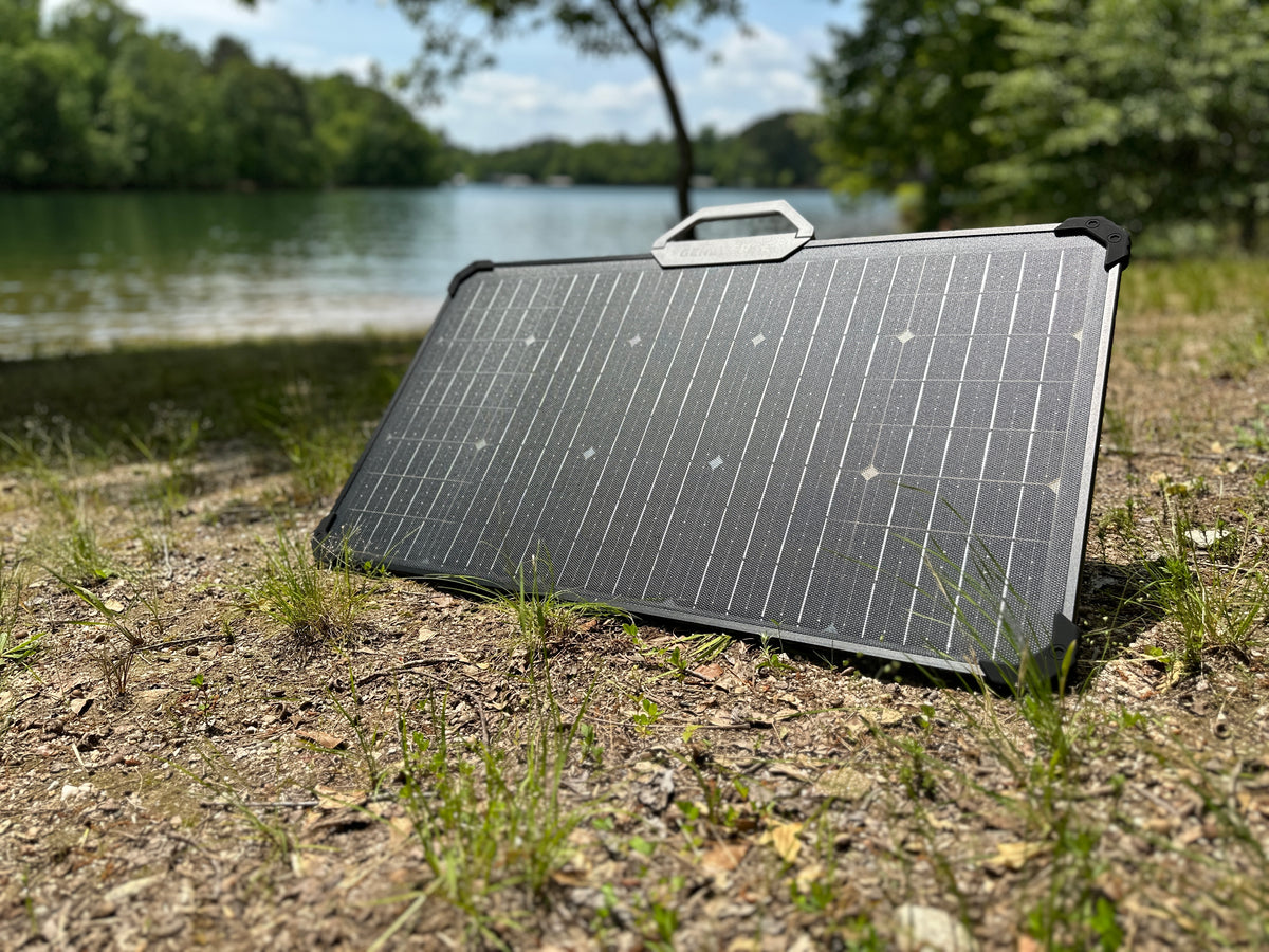 2X SolarPower AIR Panels All-Weather Portable Solar Panels (160W Max Output/80W Per Panel)
