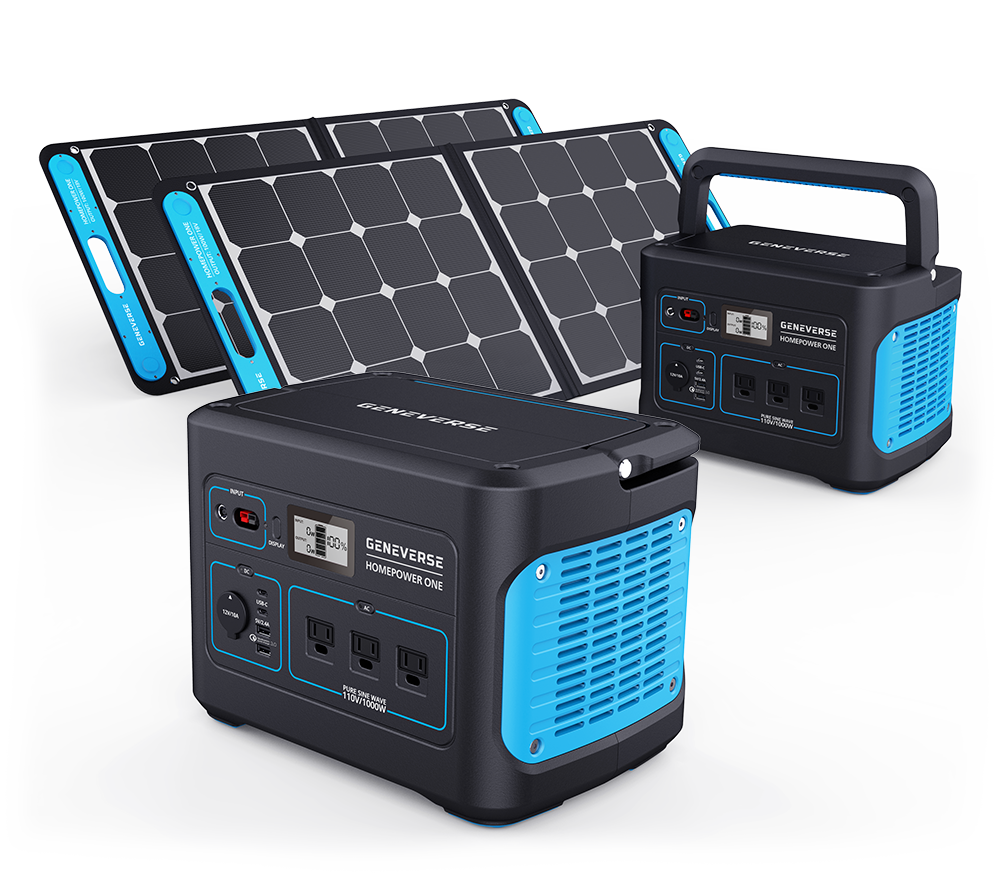 HomePower One Solar Generator - 2x2 (2-3 people)