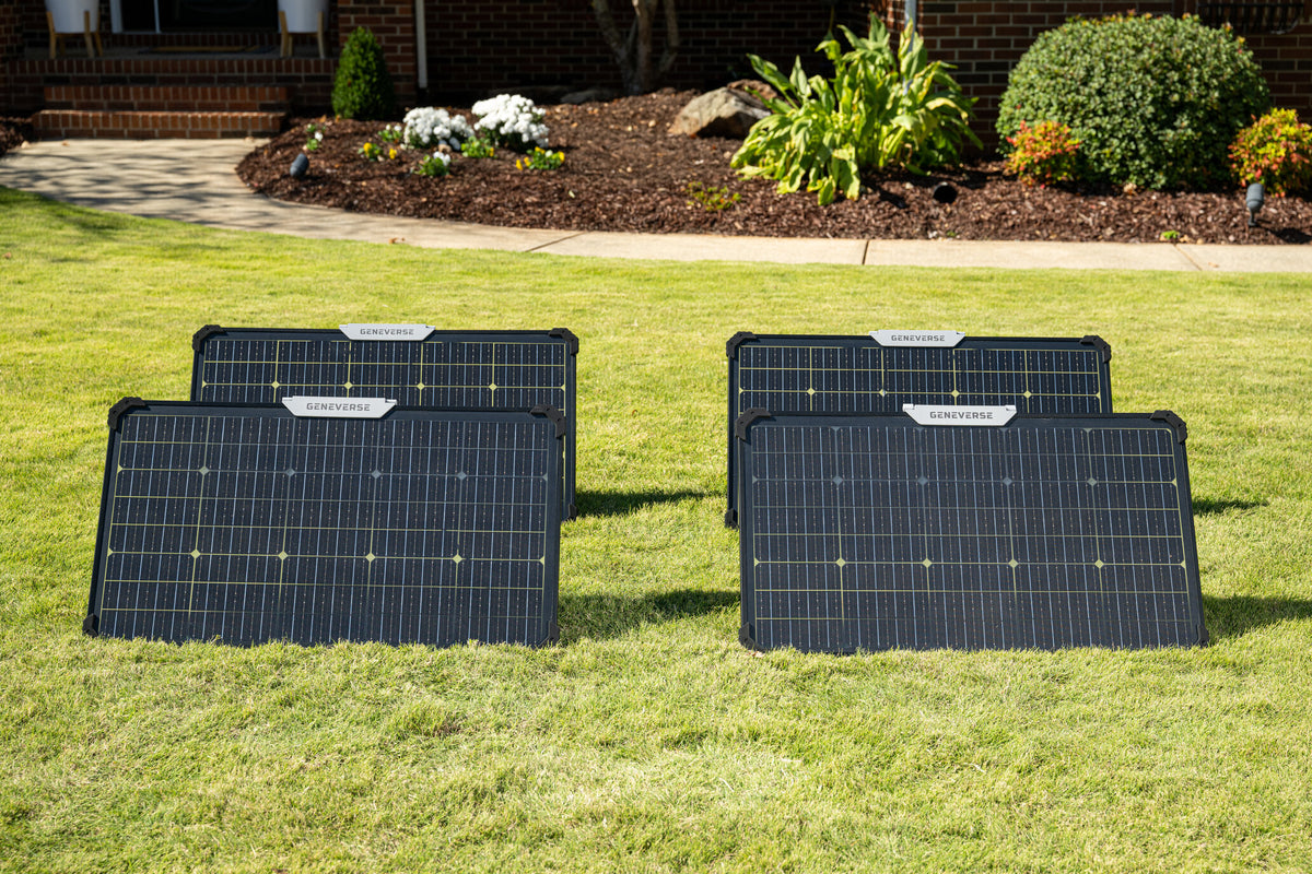 2X SolarPower AIR Panels All-Weather Portable Solar Panels (160W Max Output/80W Per Panel)