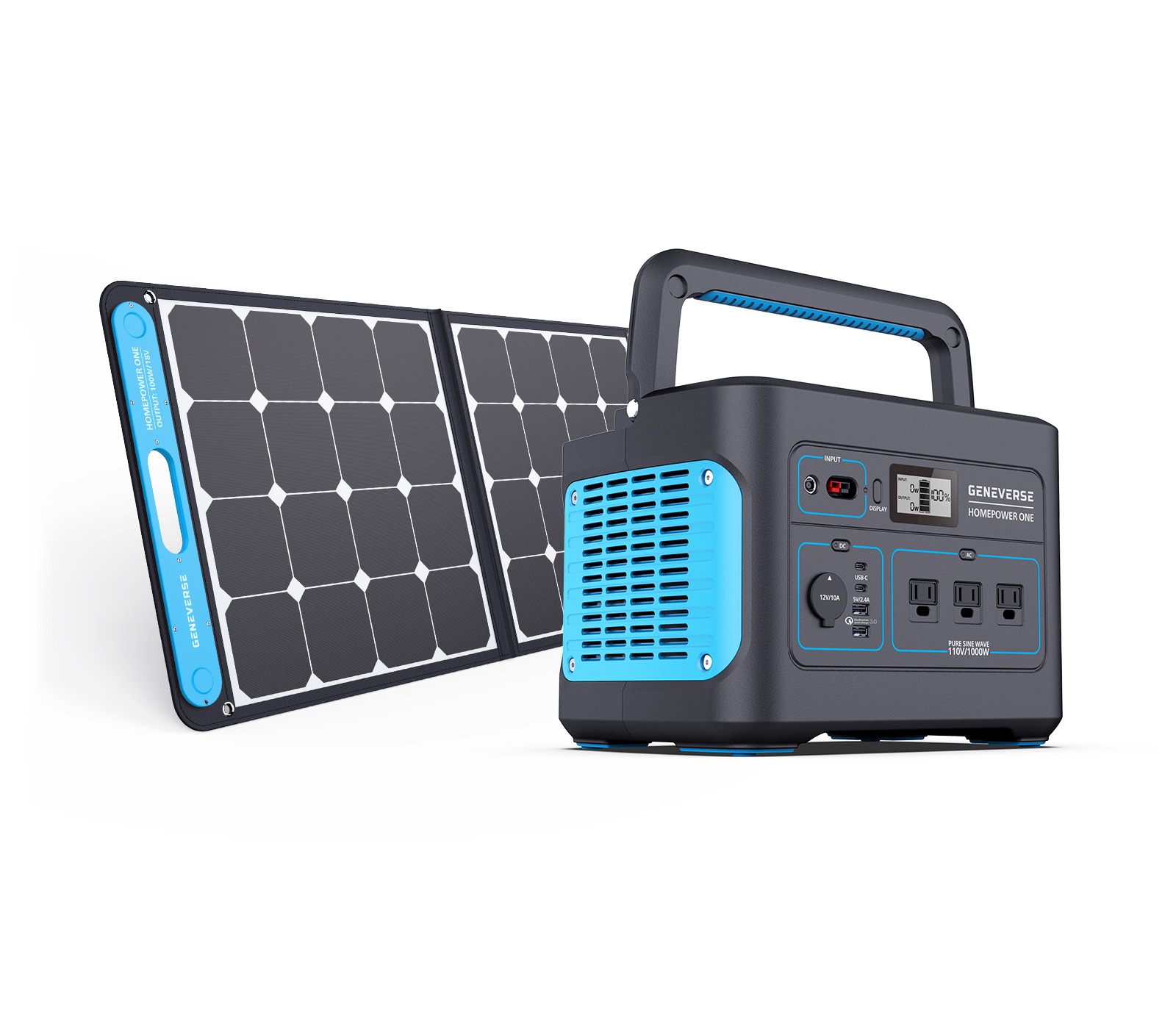 Geneverse 1000 Watt HomePower ONE Backup Battery Power Station